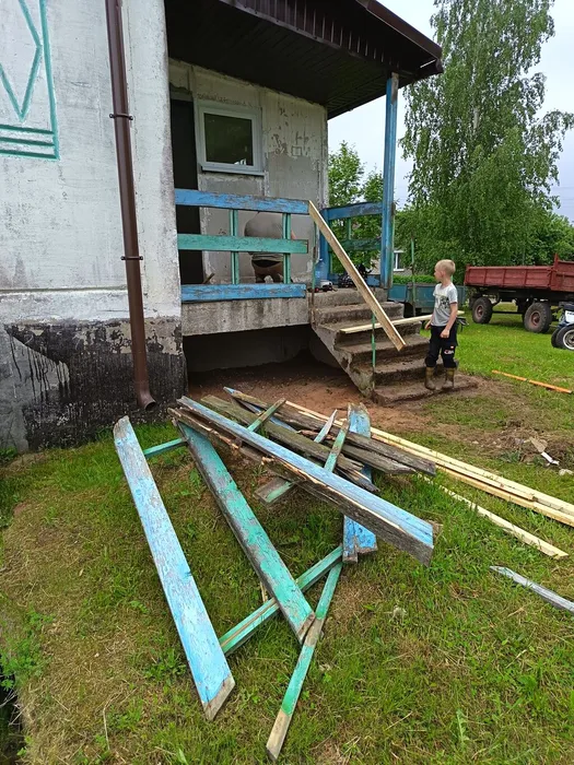 на фотографии этап работы (3)