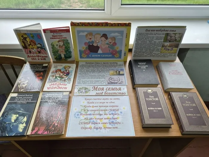 Книжная выставка ко Дню семьи