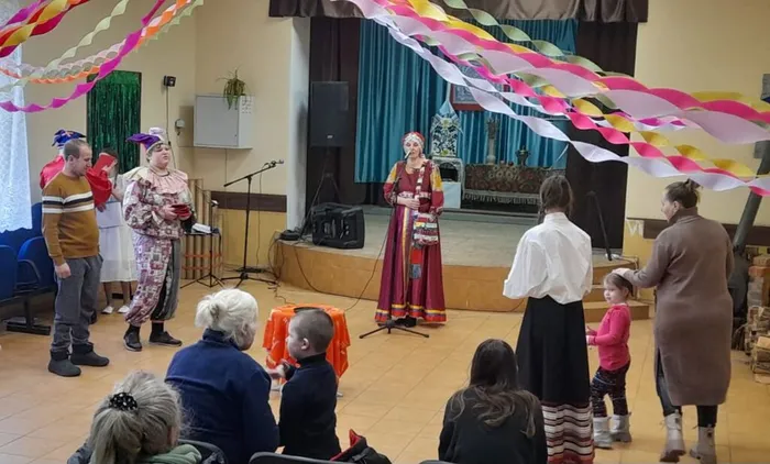 На фотографии ход игры Метание блинов