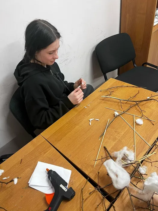 на фотографии творческий процесс