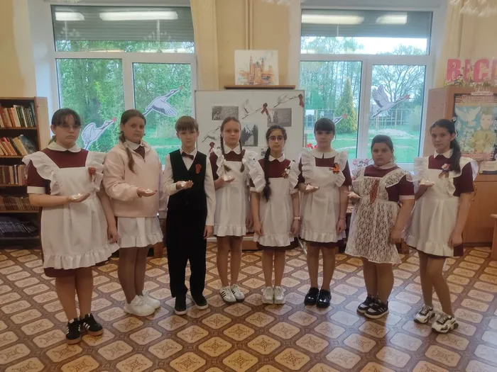Участники часа памяти