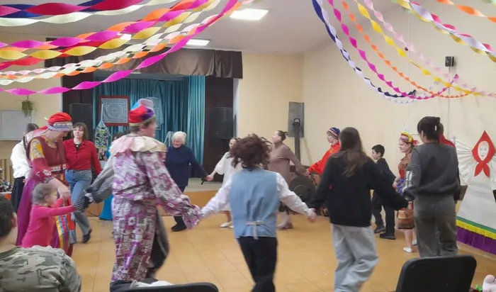 На фотографии Хоровод Гори, гори ясно, встреча Весны