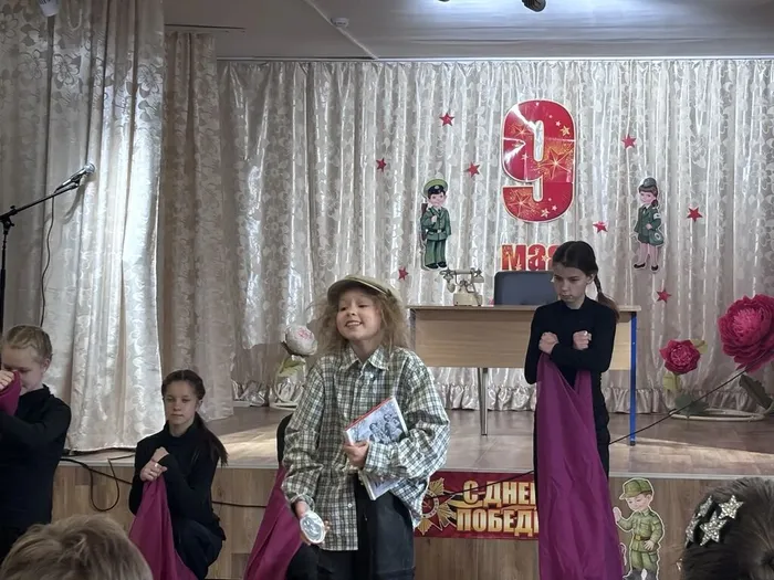 На фото фрагмент концертной программы Победа в сердцах поколений (2)