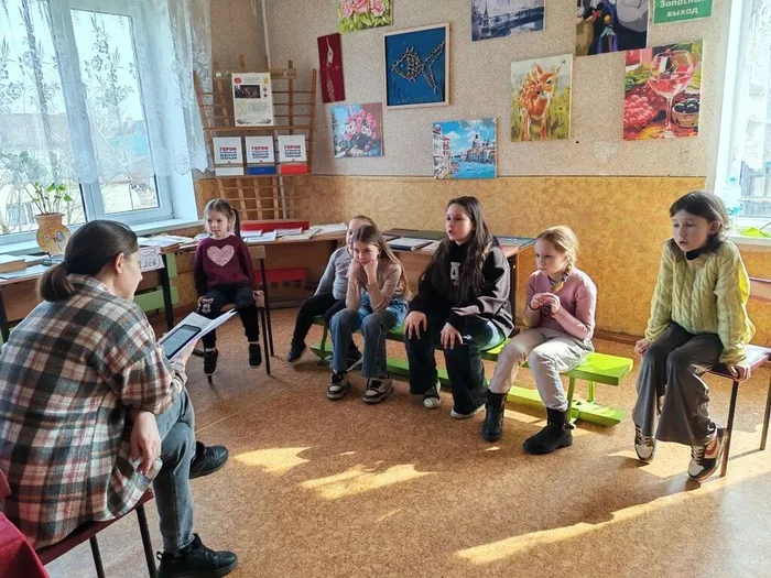 на фотографии участники викторины (1)