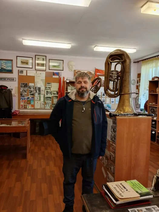 На фотографии гость из Гурьевска