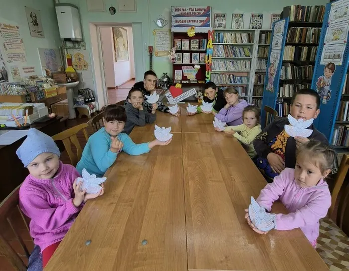 Готовая поделка Голубь мира