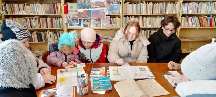 на фото участники викторины