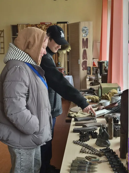 Юное поколение гости выставки