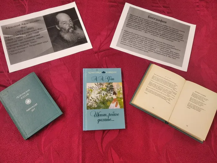 на фото книжная выставка