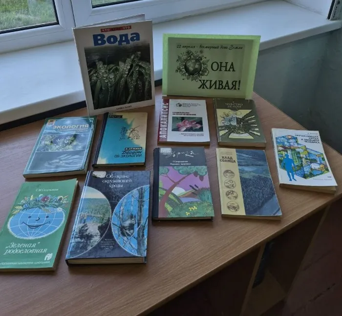 Книжная выставкуа ко дню Земли