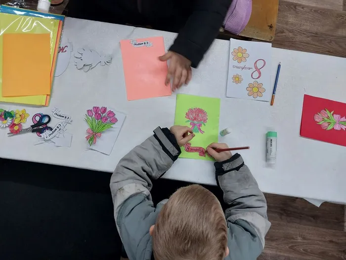 на фотографии фрагмент мастер-класса (2)