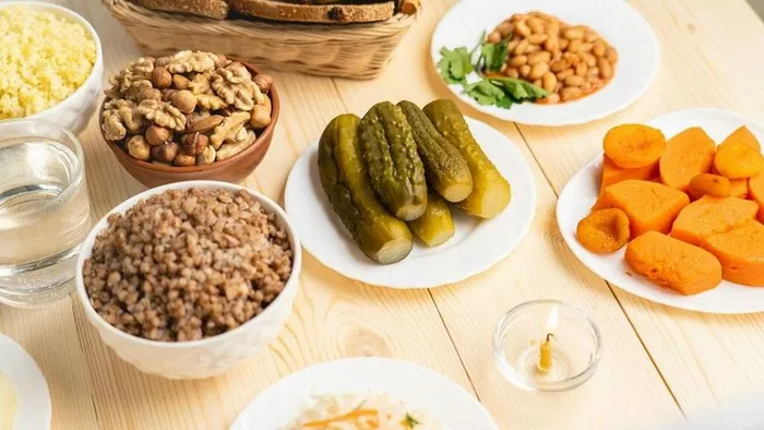 фотография постных продуктов