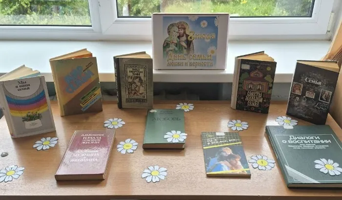 Книжная выставка Я ты он она вместе дружная семья